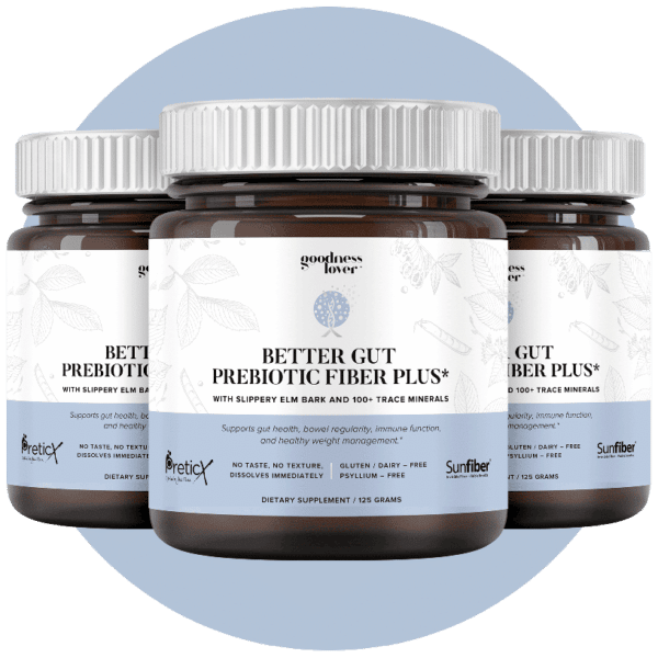 Better Gut Prebiotic Fiber Plus [3 Bottles]