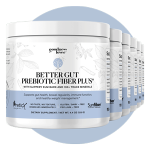 Better Gut Prebiotic Fiber Plus [6 Bottles]
