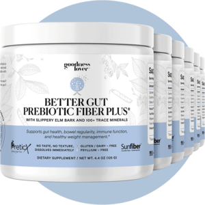 Better Gut Prebiotic Fiber Plus [6 Bottles]